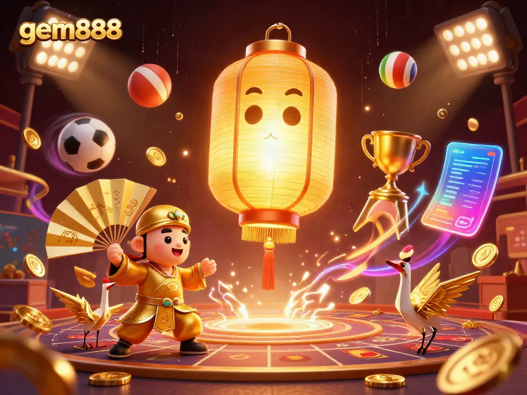 Experience gem888's exciting world of casino games with playful spirits and dynamic sports elements.